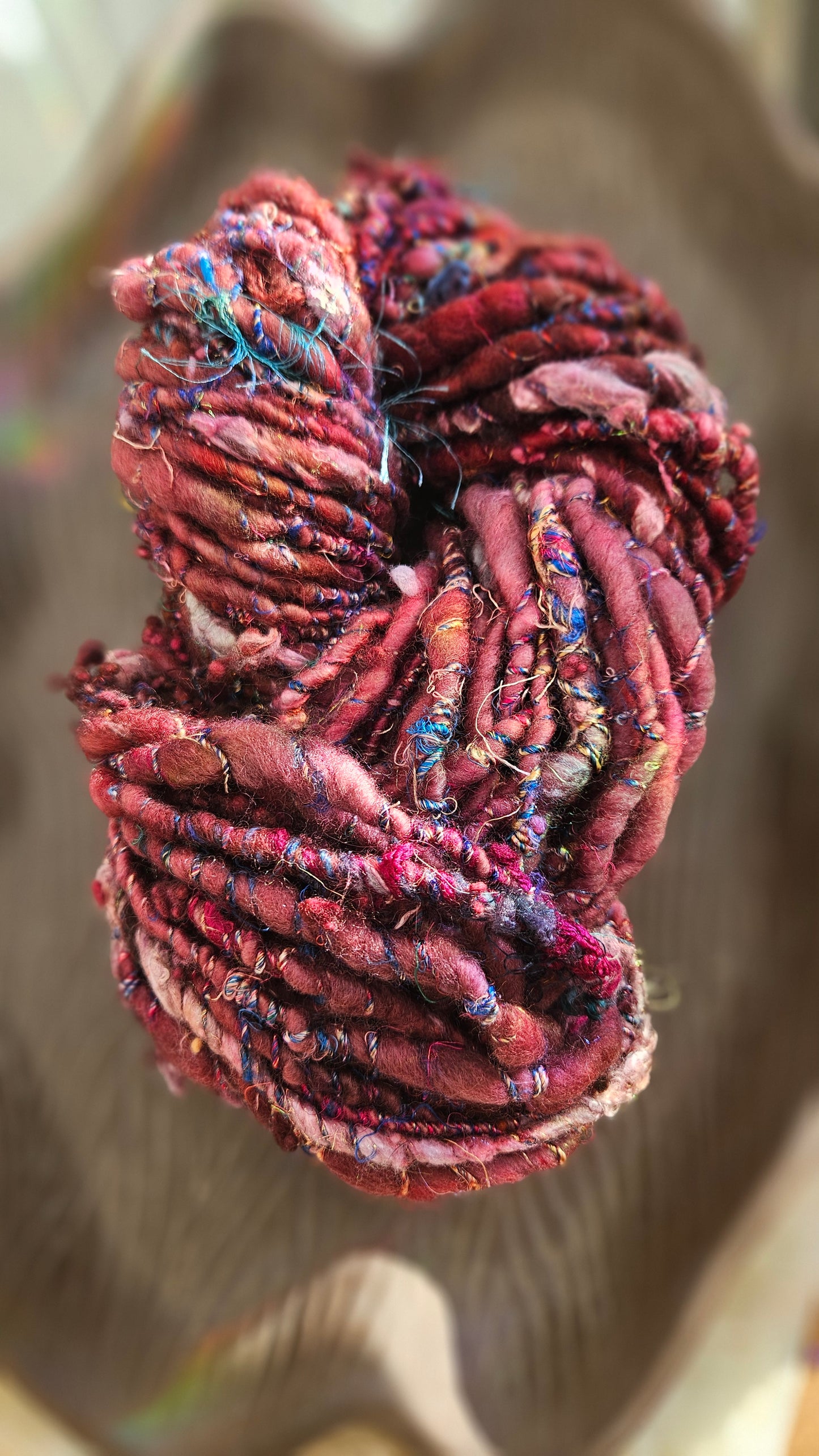 MOOR GALE - Bulky Handspun Art Yarn XL Skein - 54 yards | 6.8 ounces | 193 grams