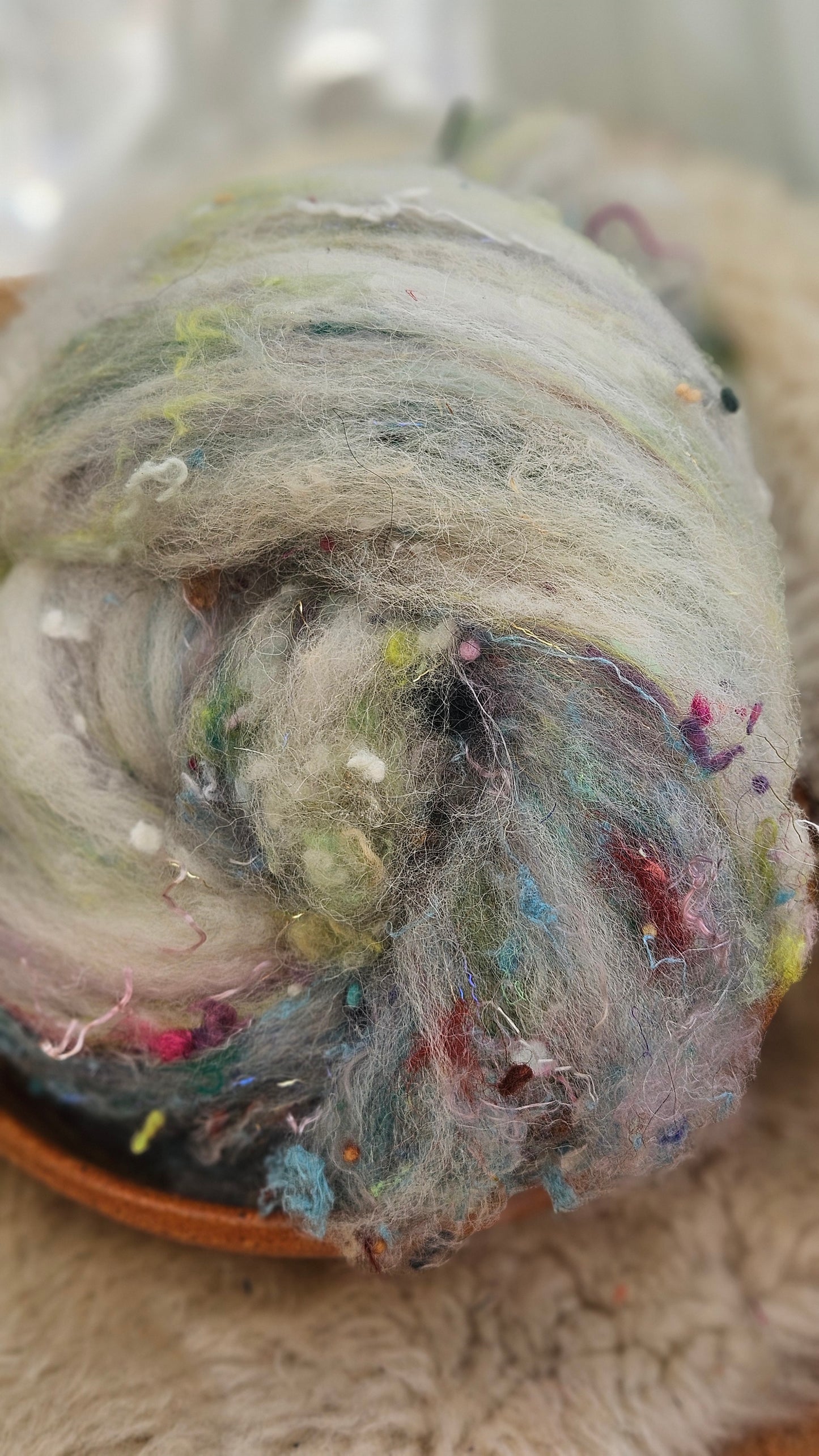 Luxe Layered Textured XL Art Batt - 261 - 3.6 ounces | 102 grams