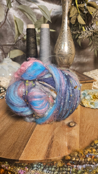 Shaniko Wool Silk Flax Neauveau Art Batt 3005 - 2 oz | 57 g