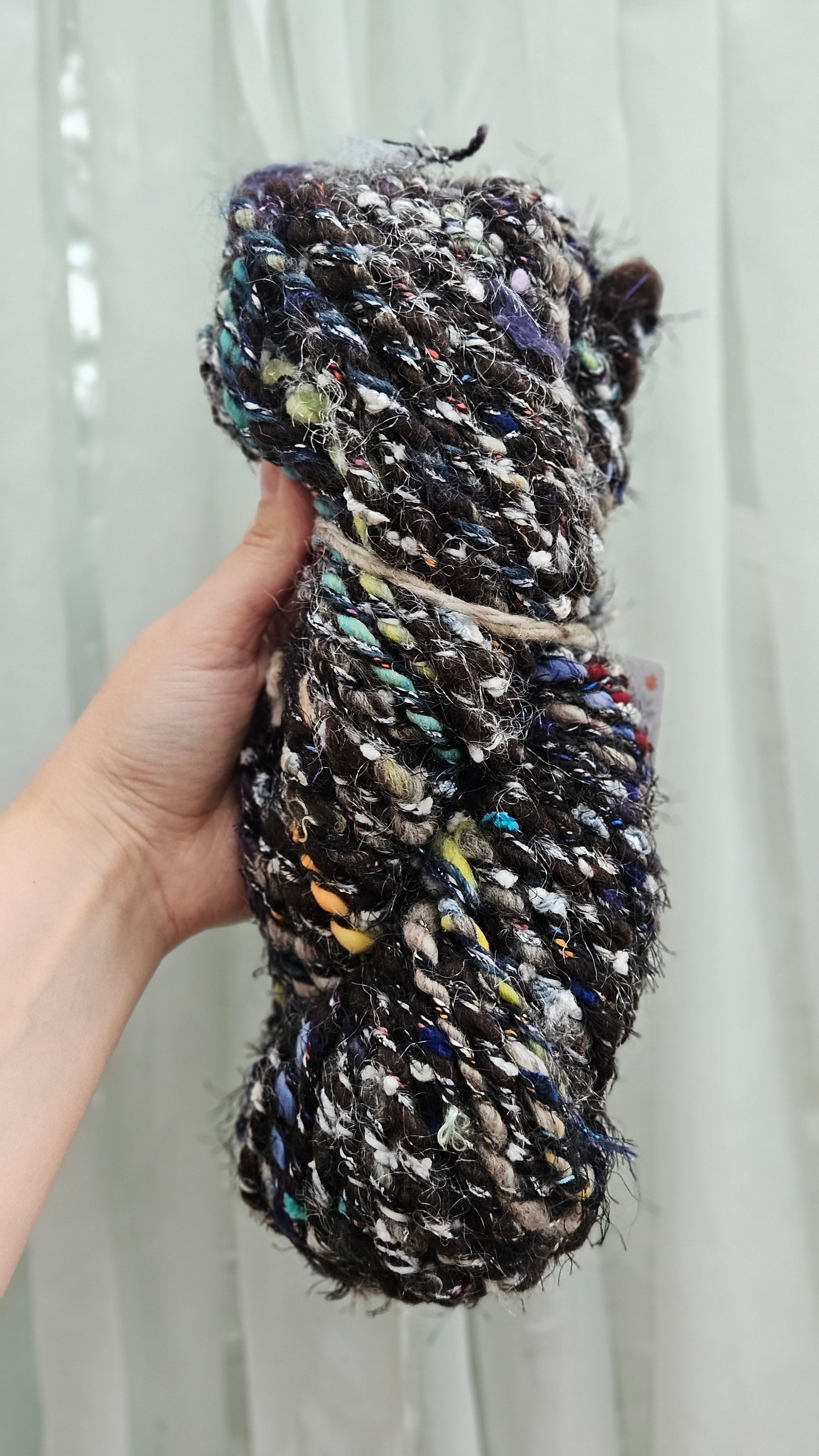 ECHO - Bulky Handspun Art Yarn XL Skein - 58 yards | 6.7 ounces | 190 grams