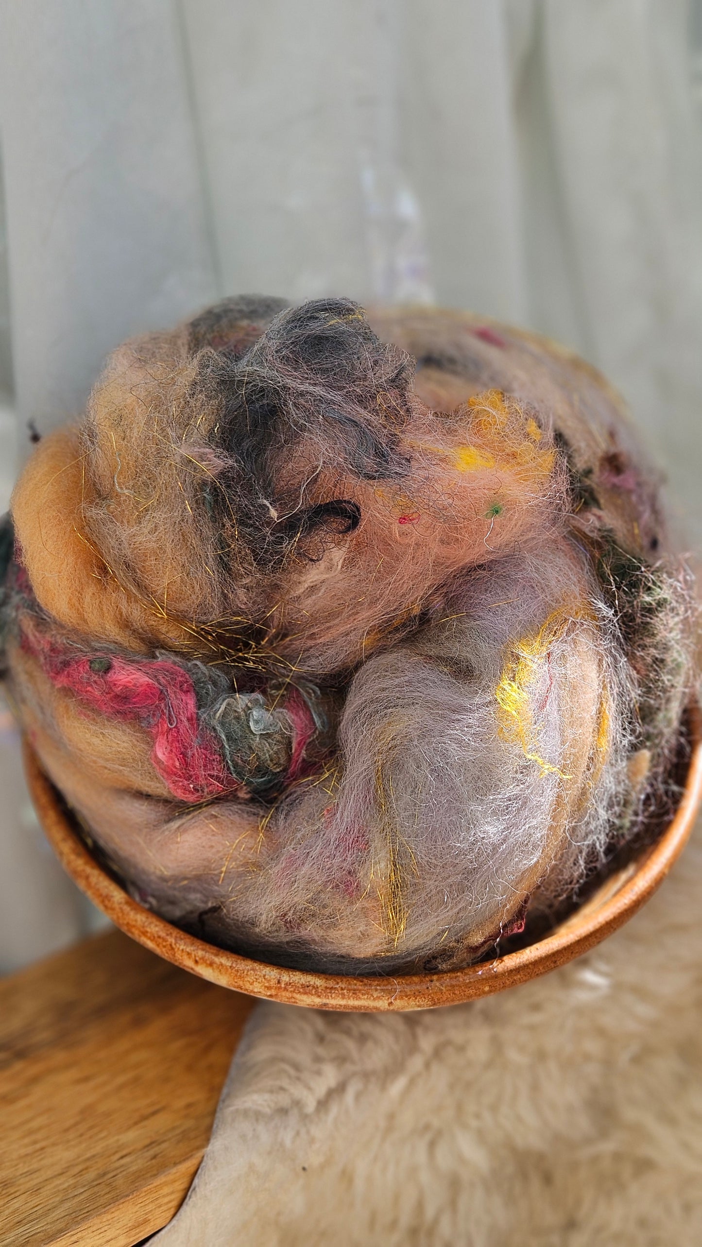 Luxe Layered Textured XL Art Batt - 234 - 3.2 ounces | 91 grams