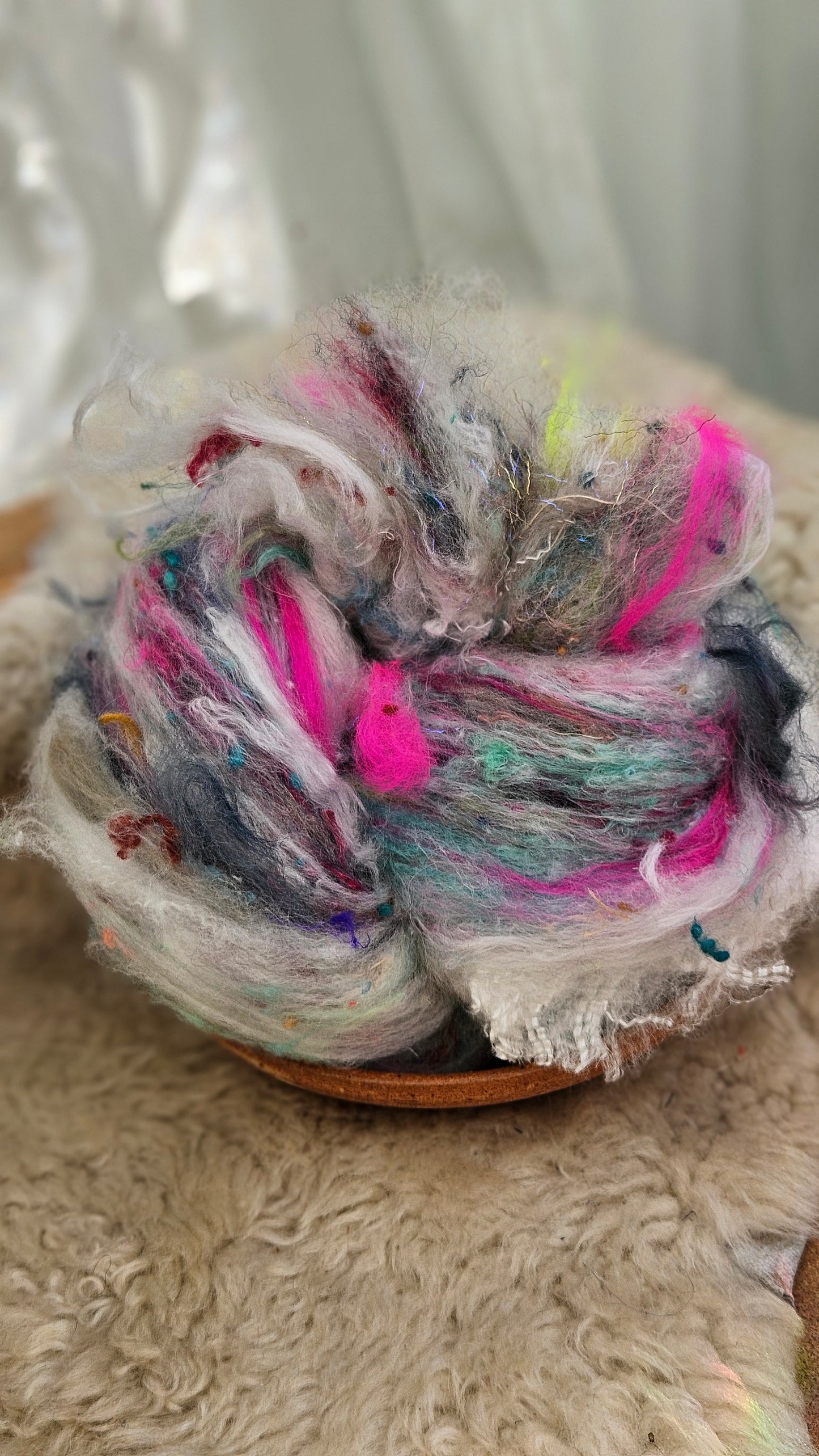 Luxe Layered Textured XL Art Batt - 263 - 3.5 ounces | 99 grams