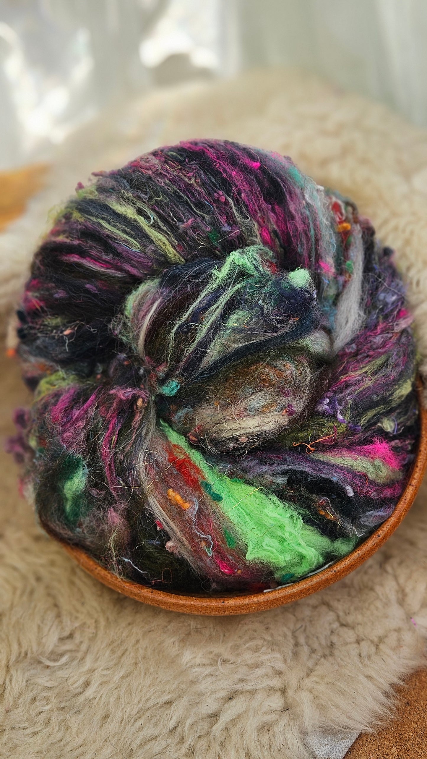 Luxe Layered Textured XL Art Batt - 255 - 3.5 ounces | 99 grams