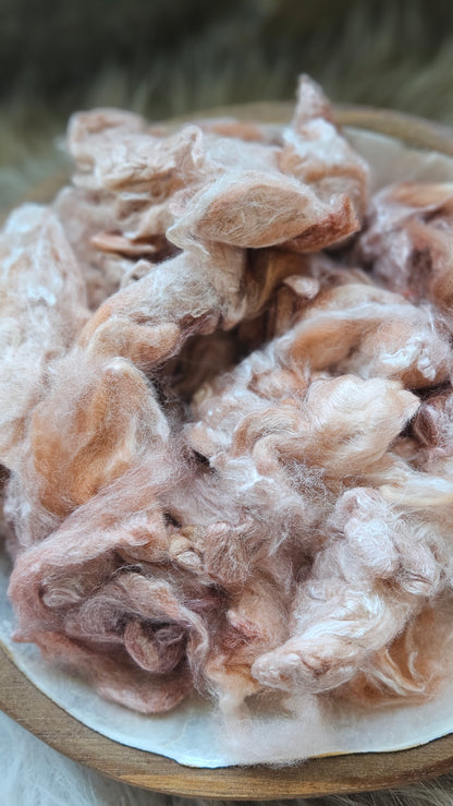 Moscato - wool & bamboo blend for spinning & felting - 5 oz |  142 g