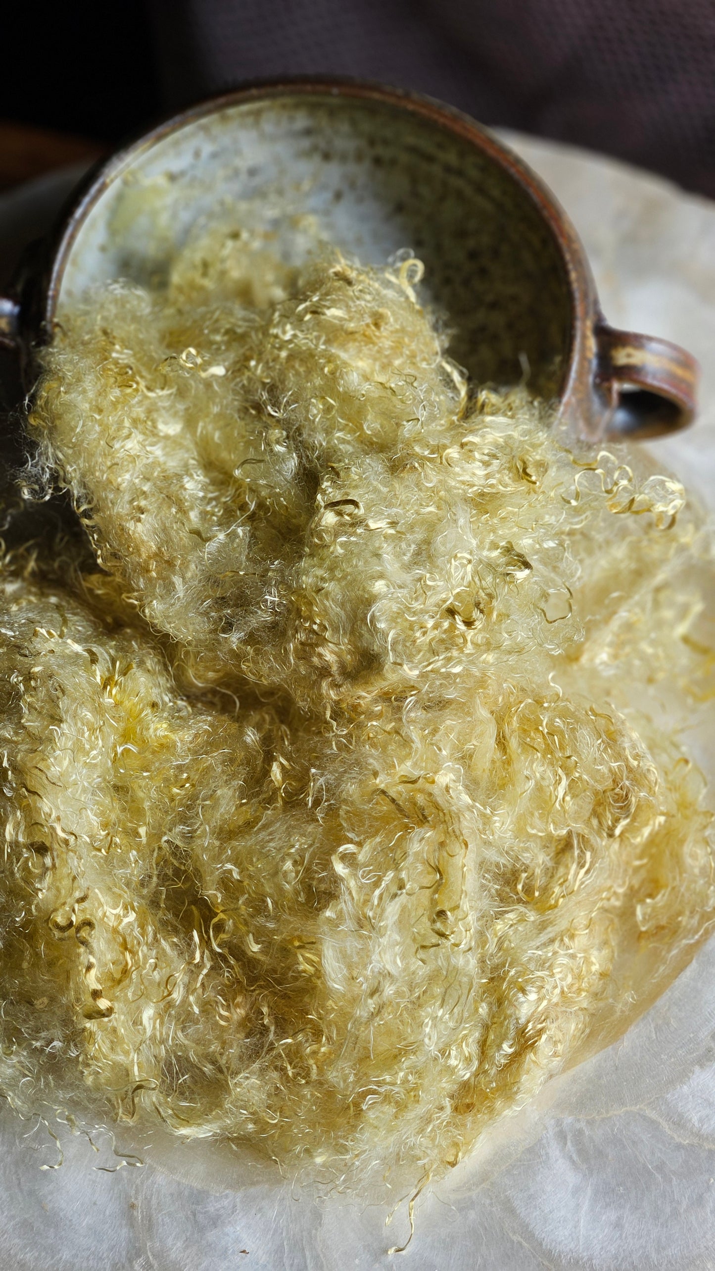 MIMETITE - hand-dyed eucalyptus crimp faux-silk for art yarn embellishing, fiber blending, felting, and papermaking - 2 oz | 57 g