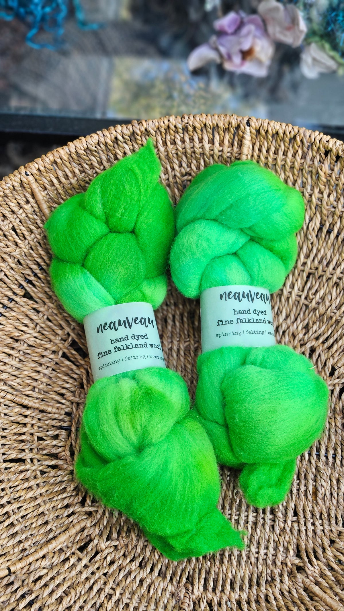 Kobuk - hand dyed fine wool roving for felting and blending - 2 ounces | 57 grams