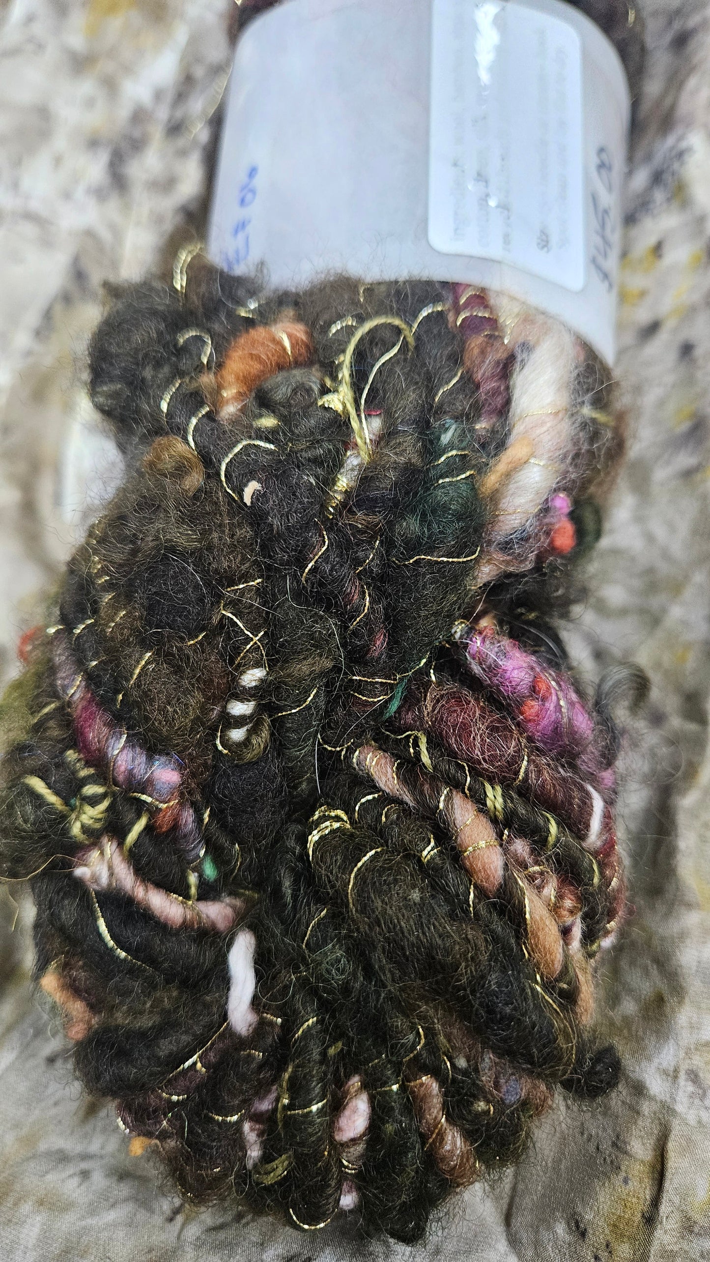 Handspun Bulky Art Yarn - Enchanted Forest Collection 06