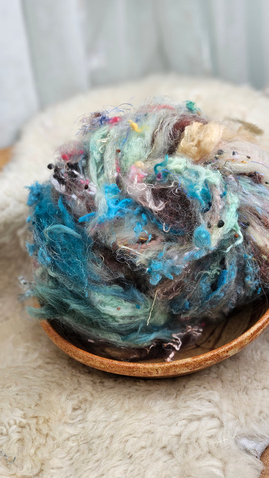 Luxe Layered Textured XL Art Batt - 219 - 3.5 ounces | 99 grams