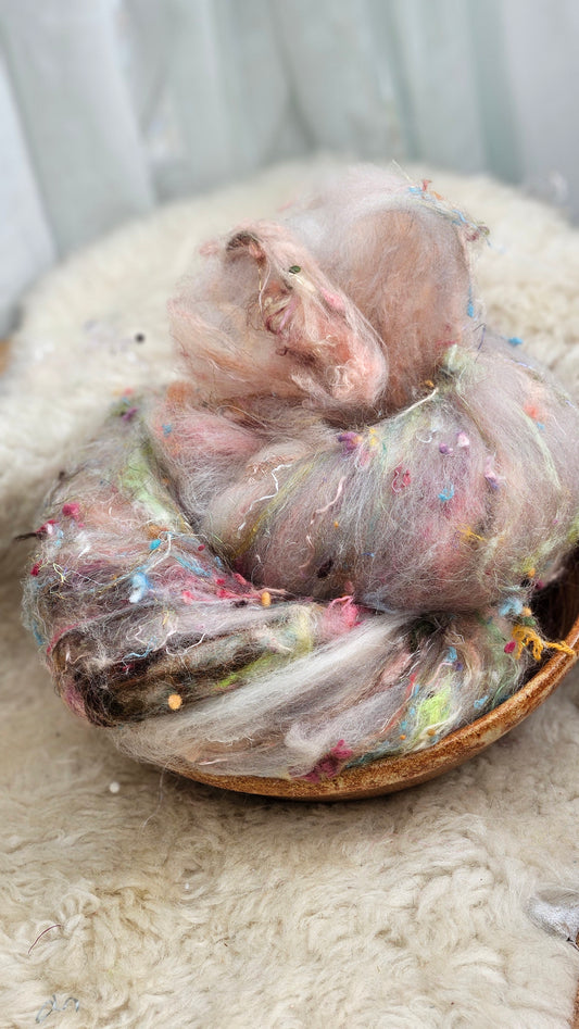 Luxe Layered Textured XL Art Batt - 223 - 3.5 ounces | 99 grams