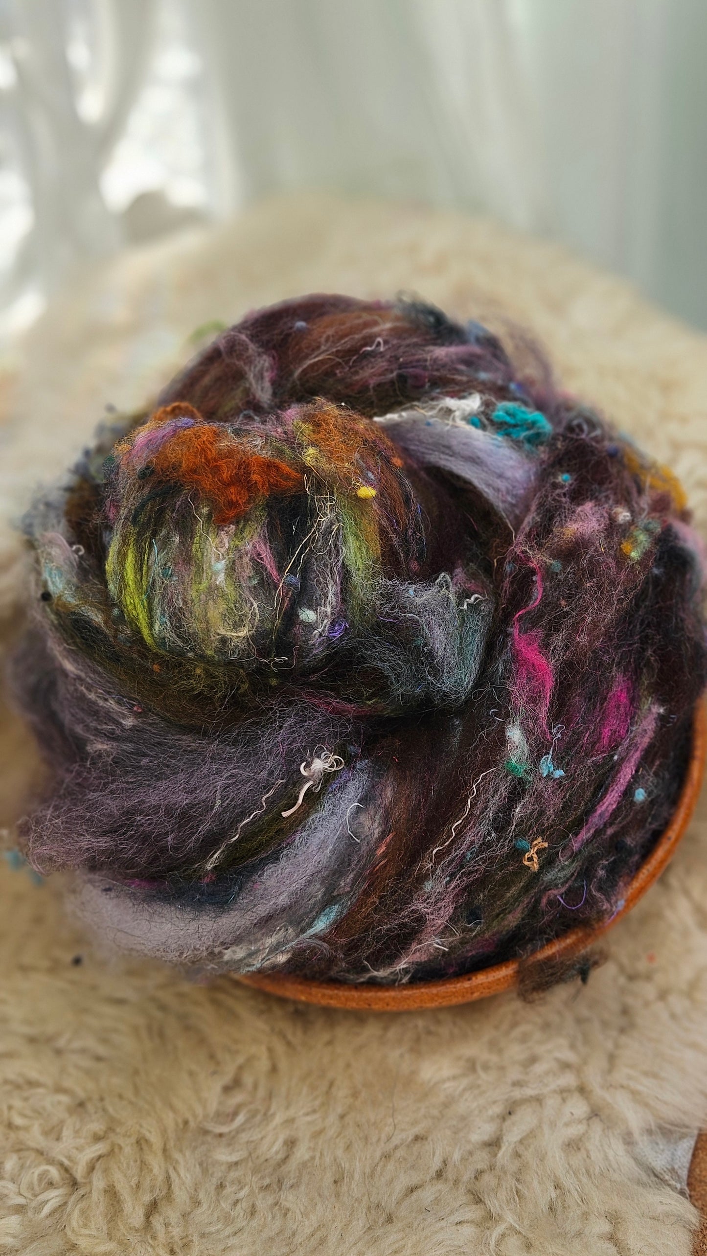 Luxe Layered Textured XL Art Batt - 256 - 4.0 ounces | 114 grams