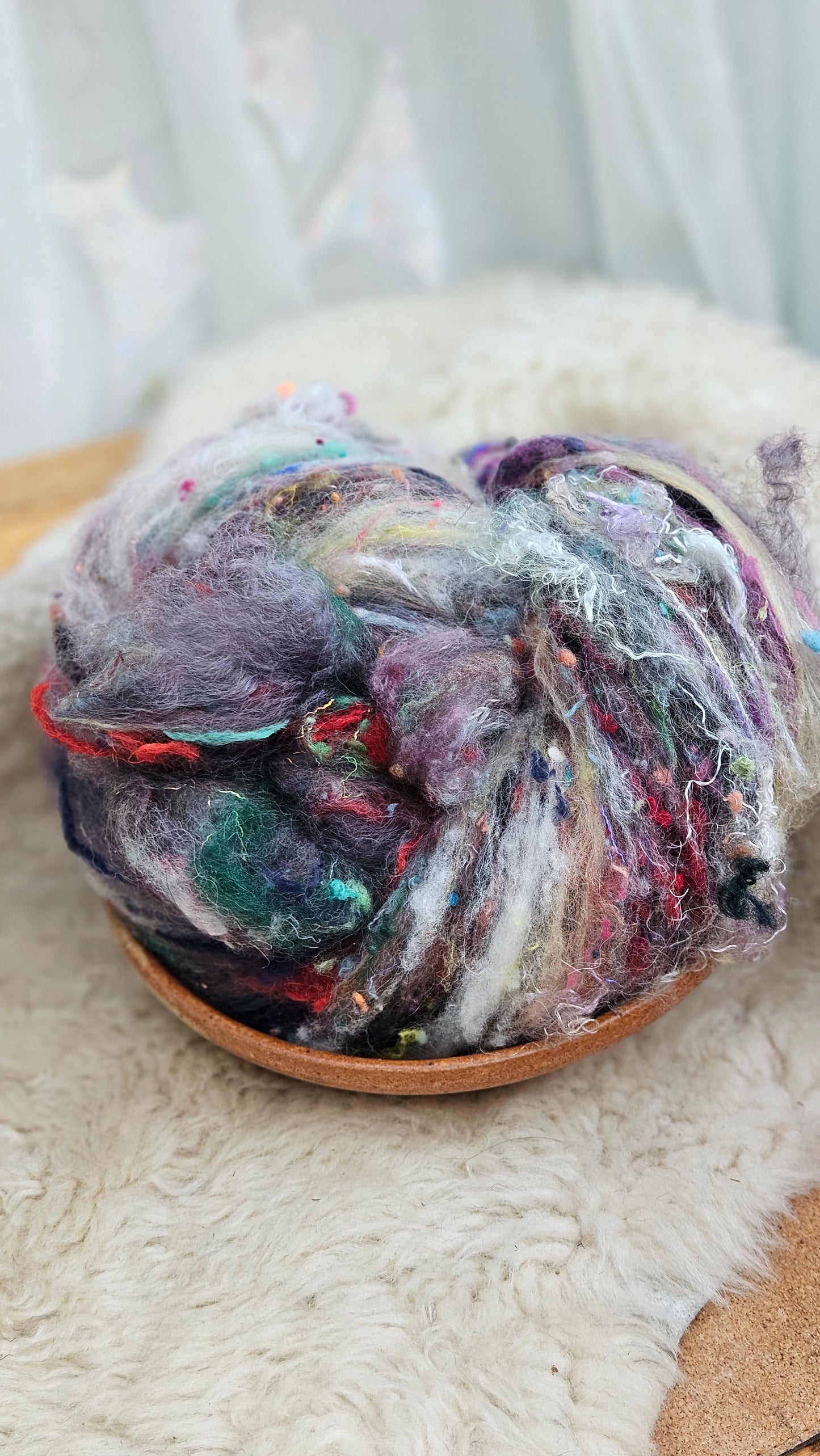 Luxe Layered Textured XL Art Batt - 248 - 3.5 ounces | 99 grams