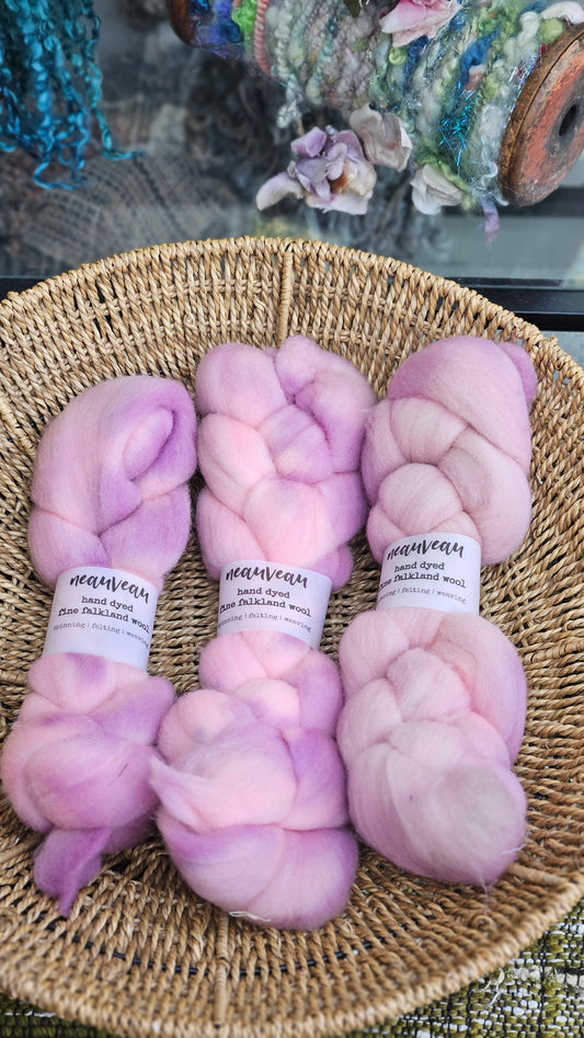 Gateway - hand dyed fine wool roving for felting and blending - 2 ounces | 57 grams