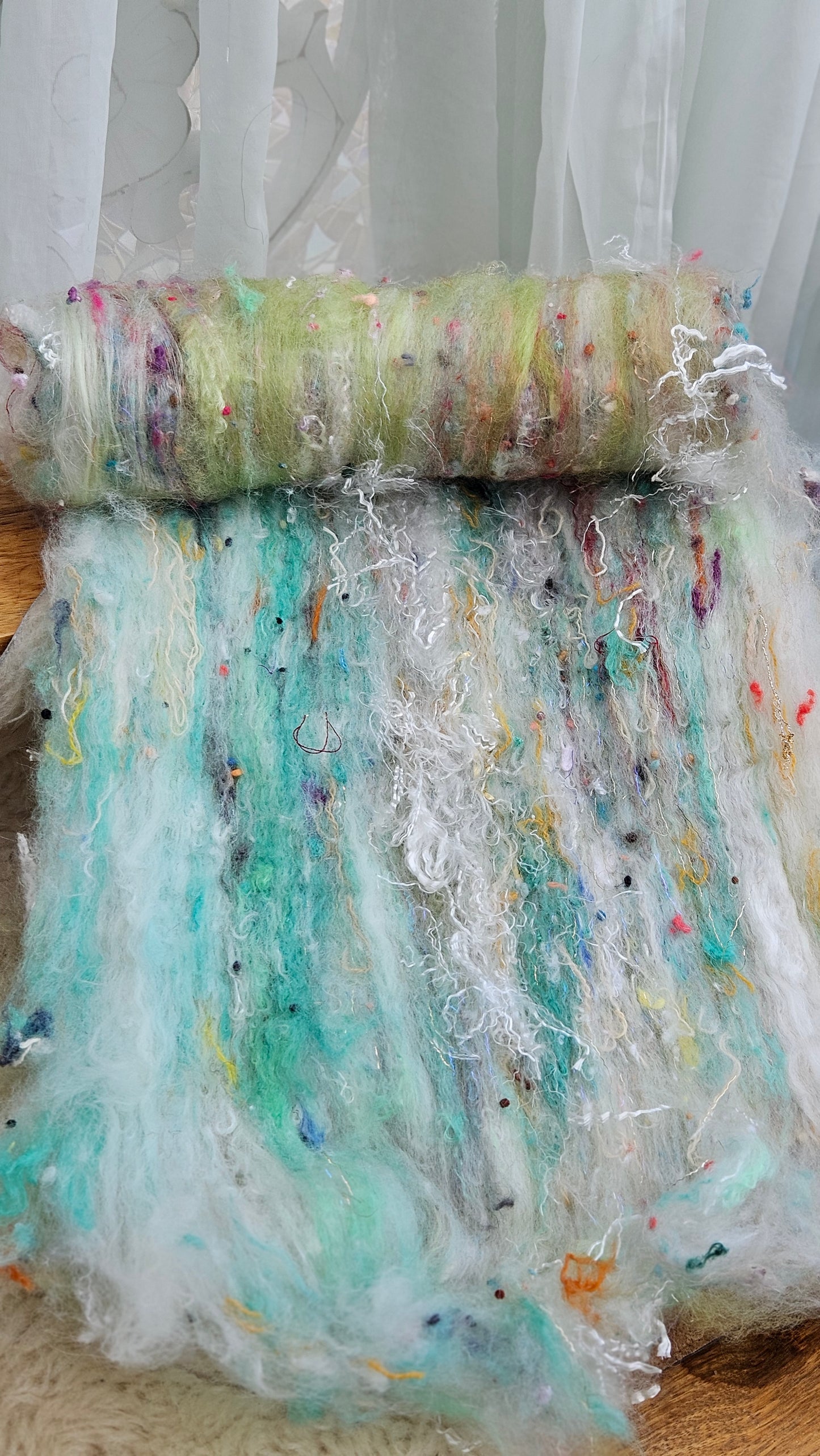 Luxe Layered Textured XL Art Batt - 243 - 3.5 ounces | 99 grams