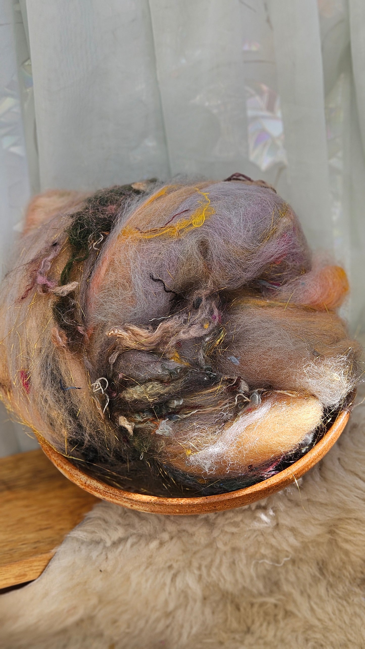 Luxe Layered Textured XL Art Batt - 234 - 3.2 ounces | 91 grams