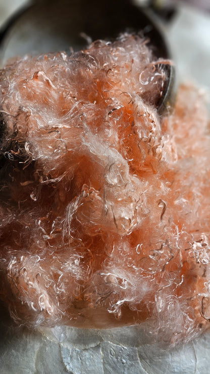 STILBITE - eucalyptus crimp fiber for spinning, blending & felting - 2 oz | 57 g