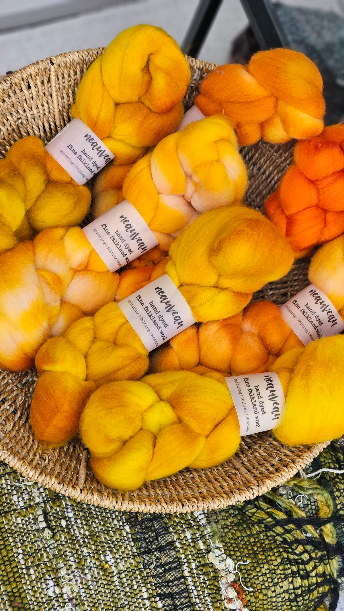 Pinnacles - hand dyed fine wool roving for felting and blending - 2 ounces | 57 grams