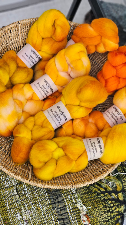 Pinnacles - fine wool roving for spinning & felting - 2 ounces | 57 grams