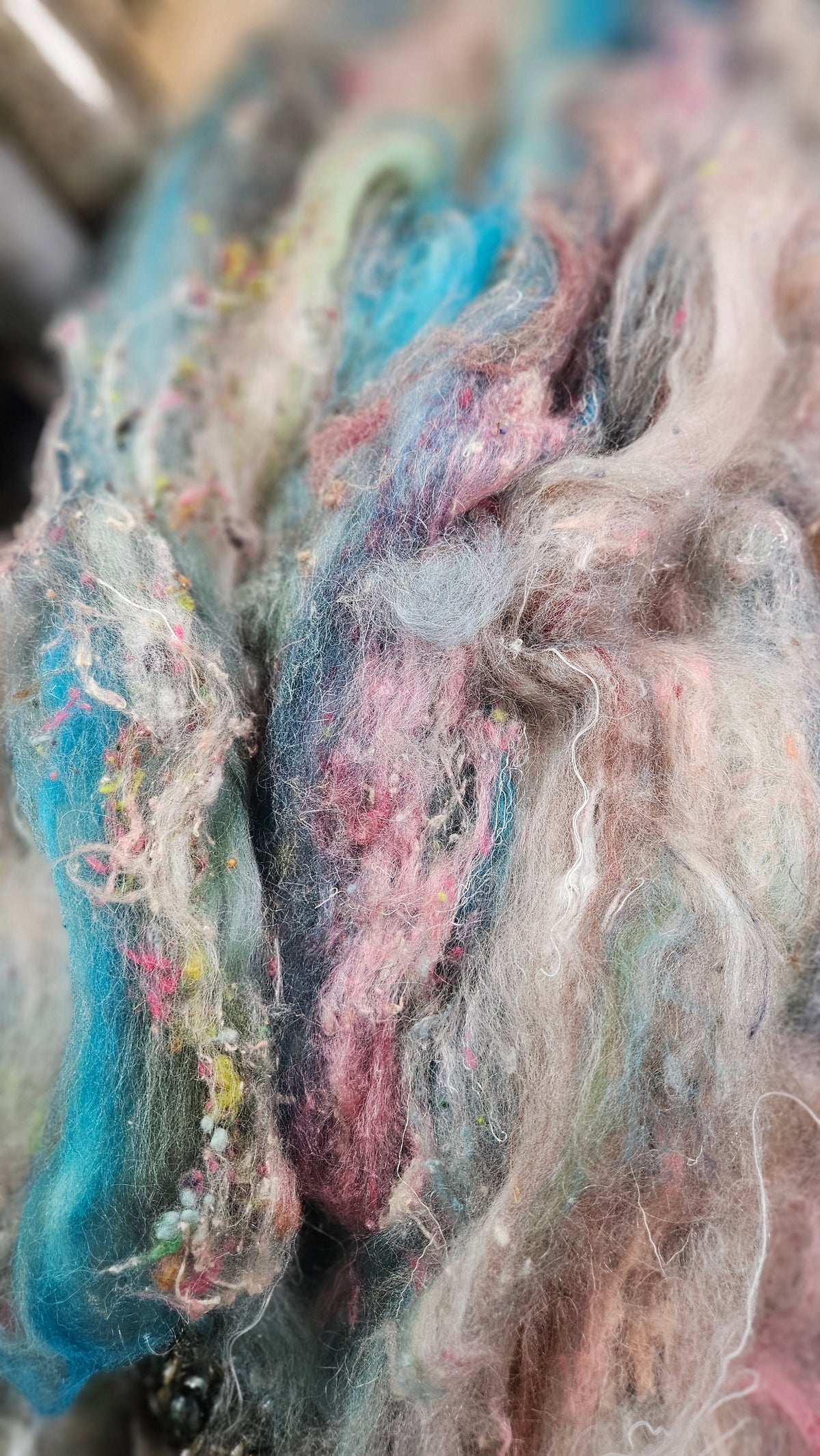 Shaniko Wool Silk Flax Neauveau Art Batt 910 - 3.4 oz