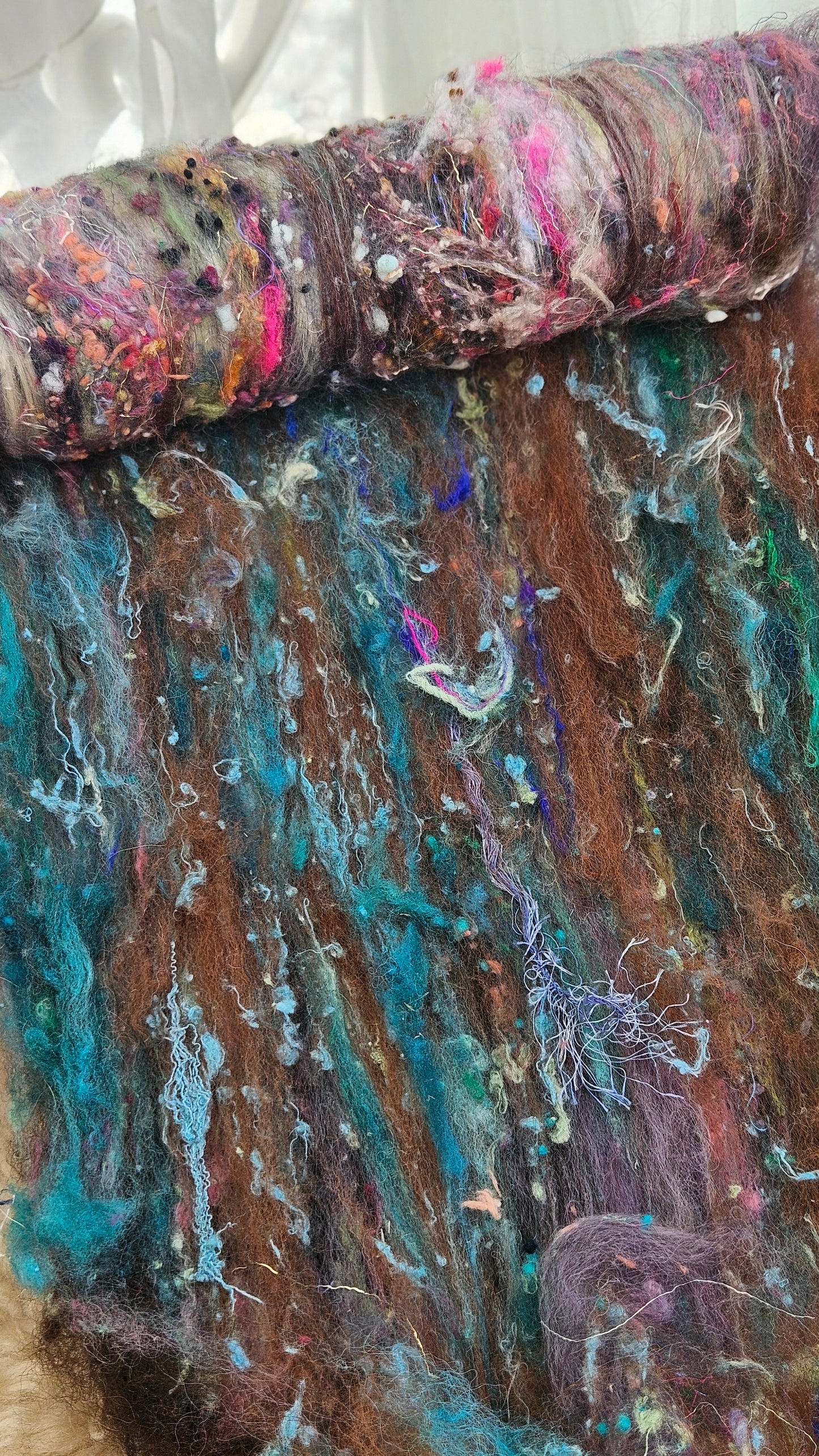 Luxe Layered Textured XL Art Batt - 257 - 3.8 ounces | 108 grams