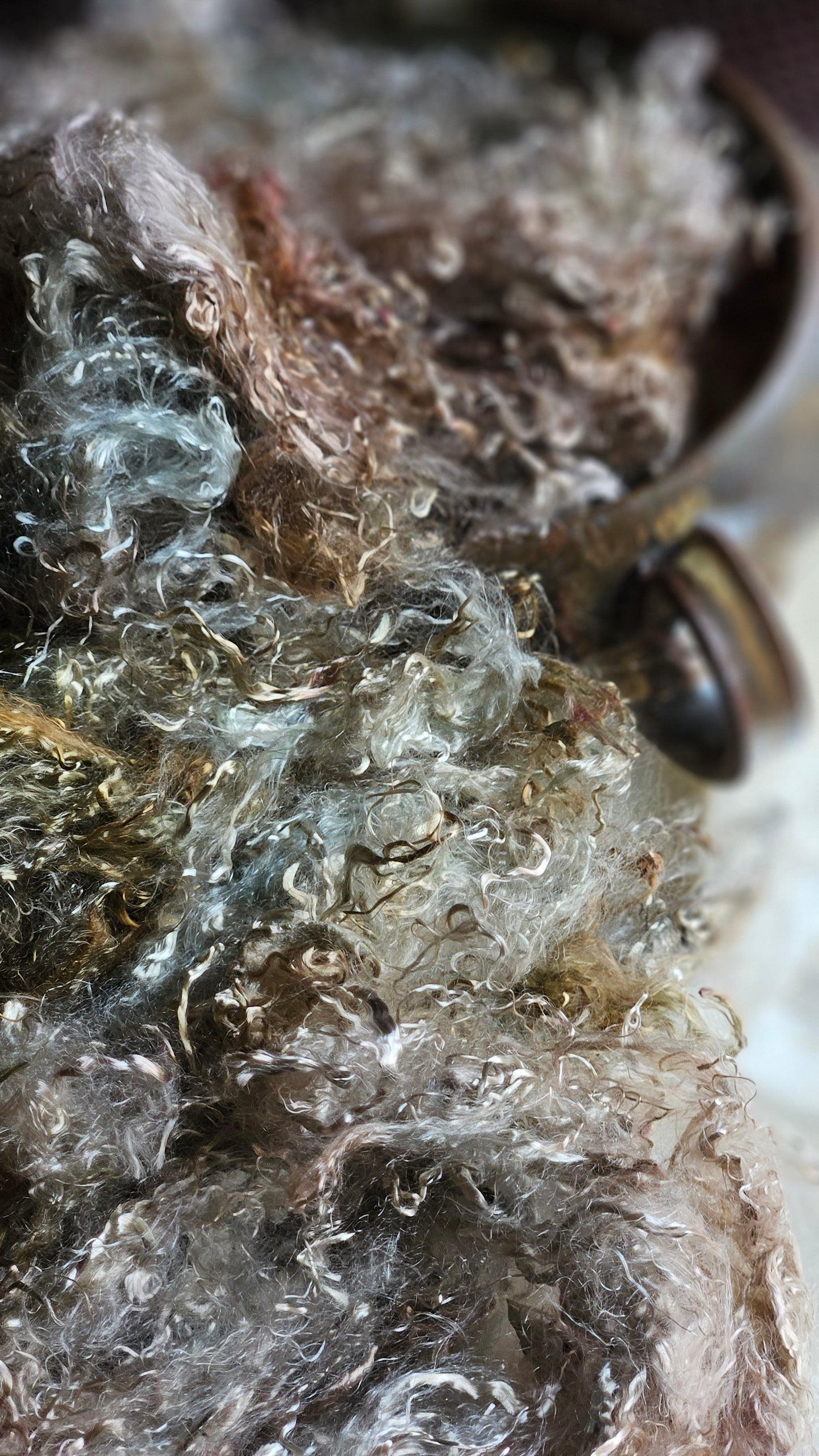 APOPHYLLITE - hand-dyed eucalyptus crimp faux-silk for art yarn embellishing, fiber blending, felting, and papermaking - 2 oz | 57 g