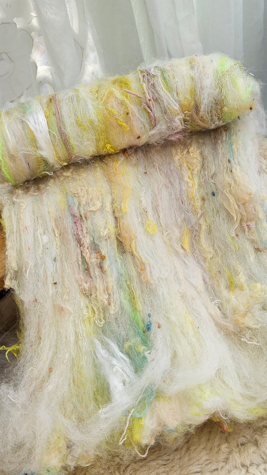 Luxe Layered Textured XL Art Batt - 253 - 3.7 ounces | 105 grams