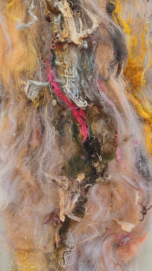 Luxe Layered Textured XL Art Batt - 234 - 3.2 ounces | 91 grams