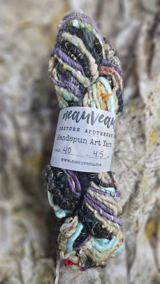 Handspun Bulky Art Yarn - Enchanted Forest Collection 03