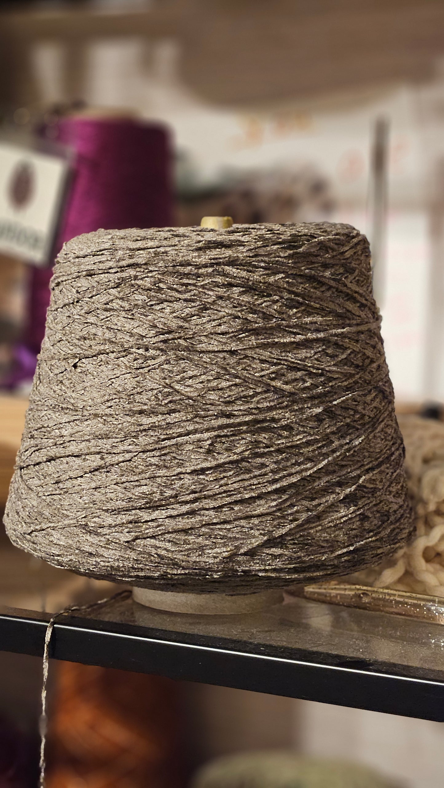 TITANIUM SAGE - Rayon Chenille 2.5+ pound thread cones 3000+ yard