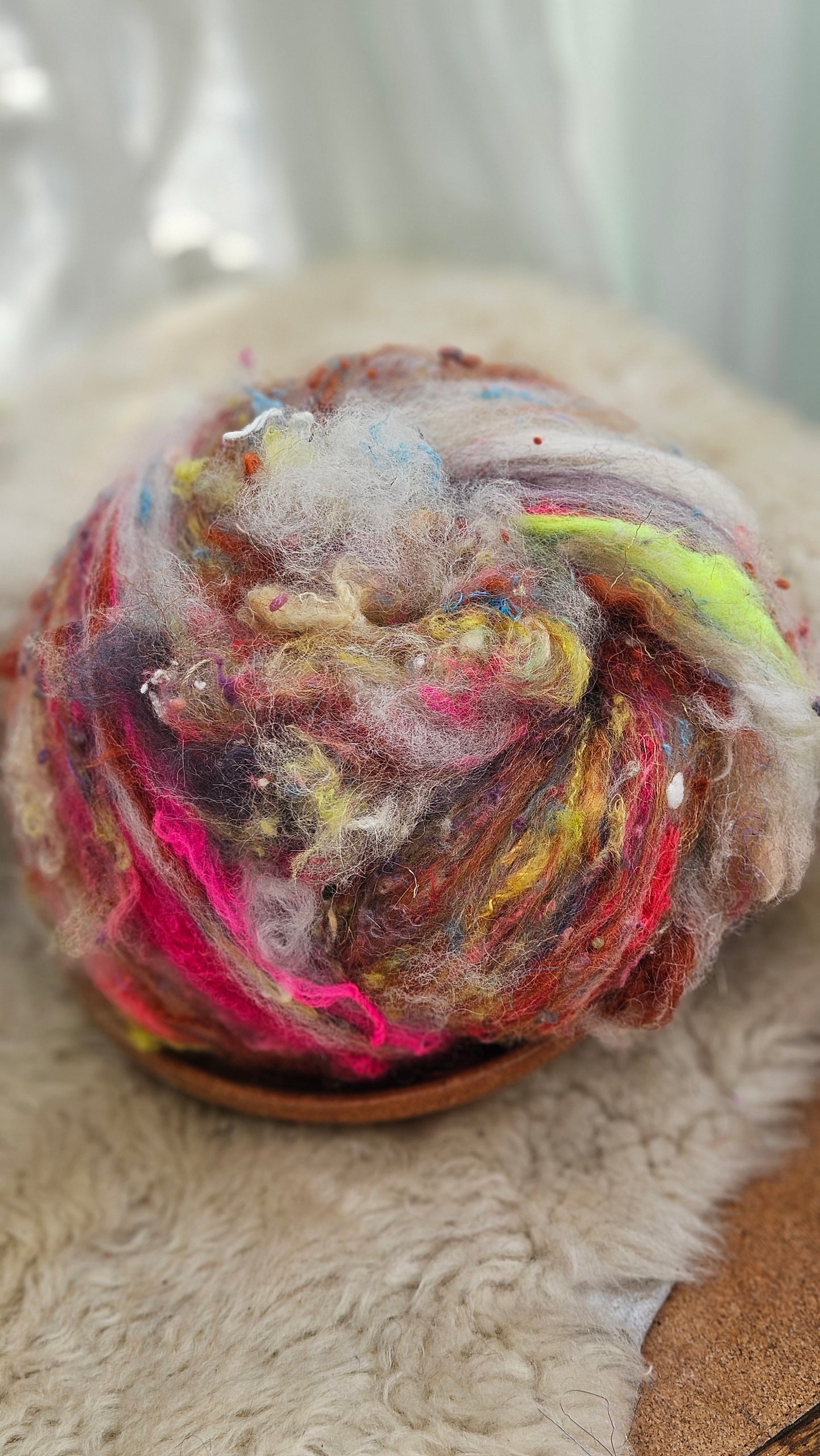 Luxe Layered Textured XL Art Batt - 250 - 3.6 ounces | 102 grams