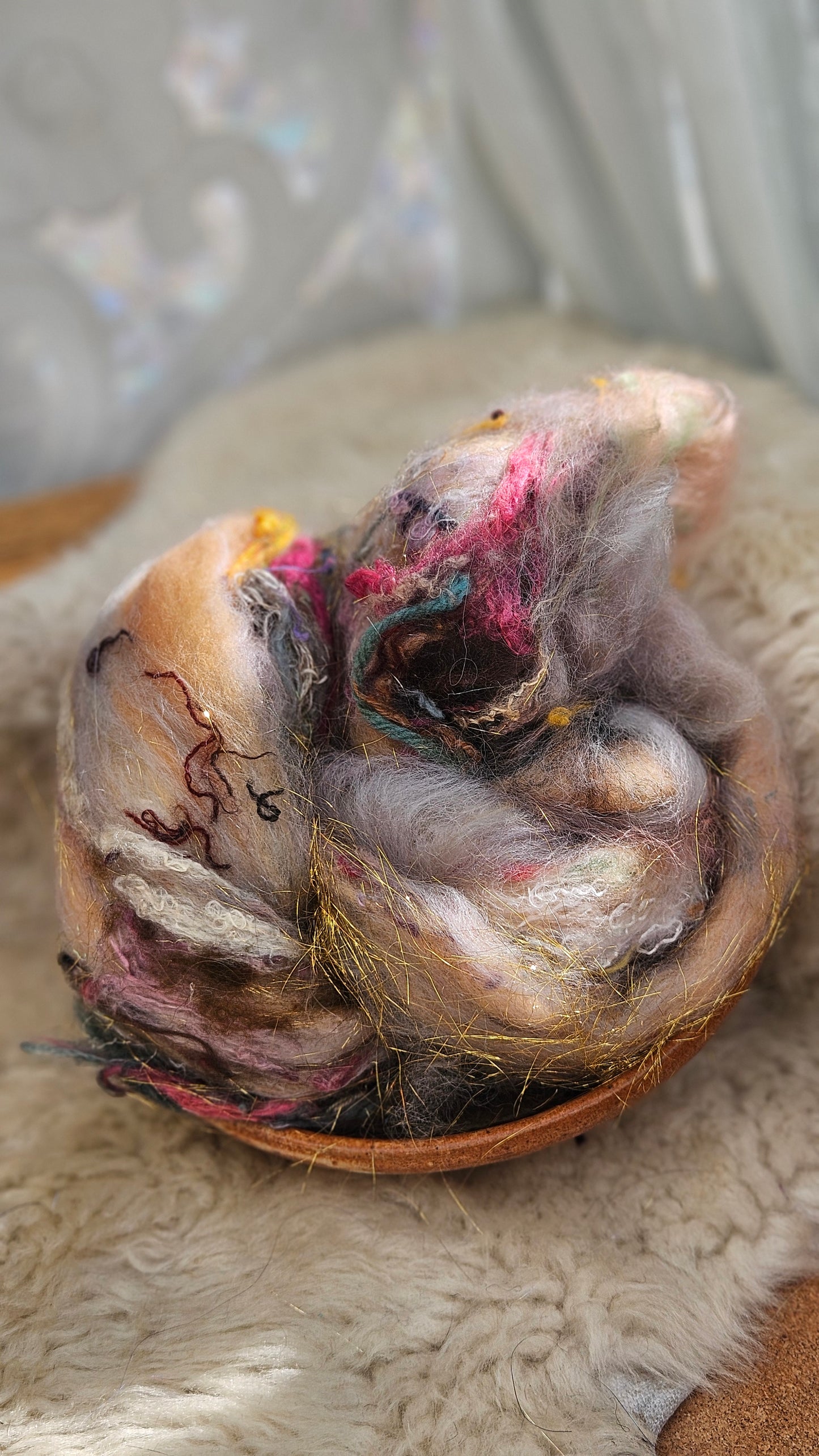 Luxe Layered Textured XL Art Batt - 234 - 3.2 ounces | 91 grams