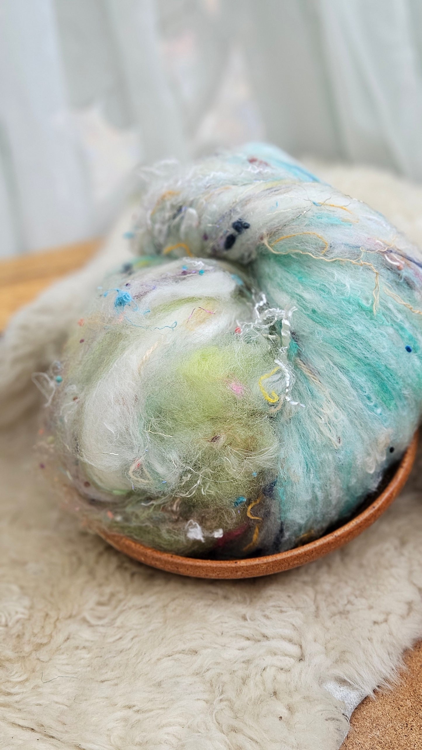 Luxe Layered Textured XL Art Batt - 243 - 3.5 ounces | 99 grams