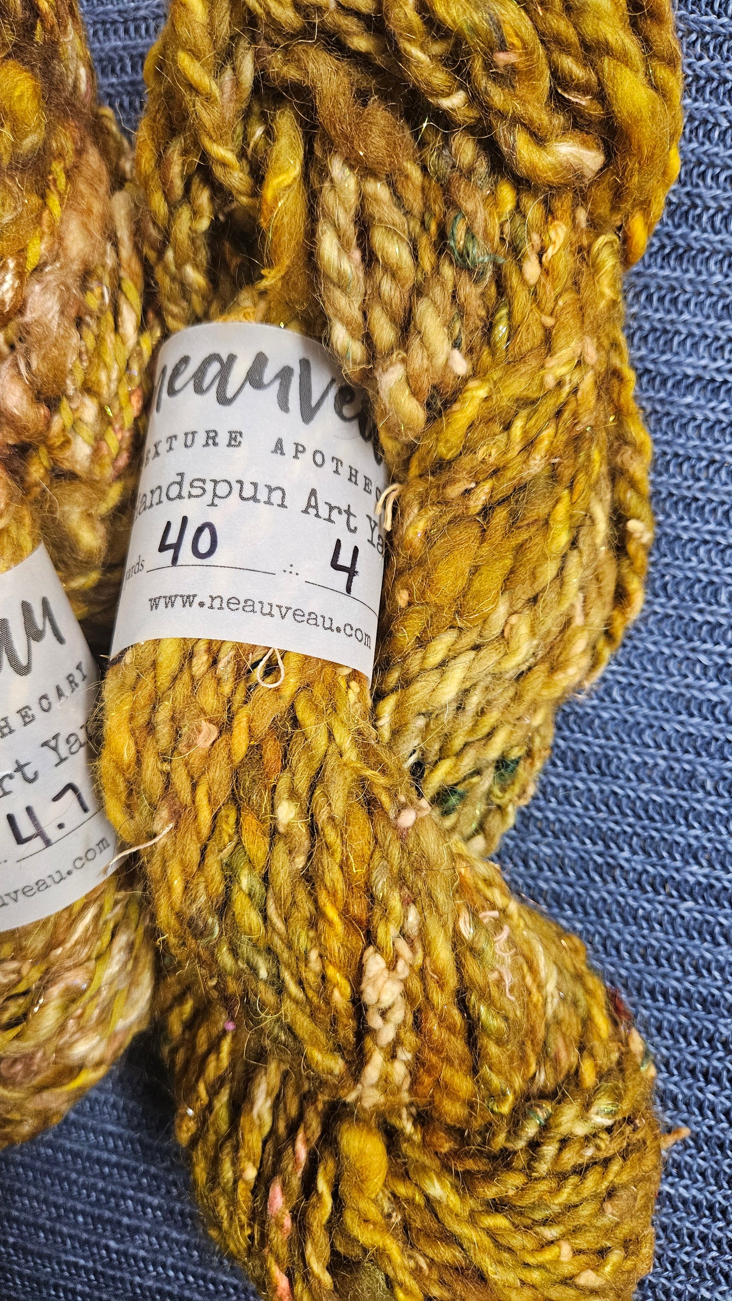 Handspun Yarn Lot - 3 Skeins Gildenberry