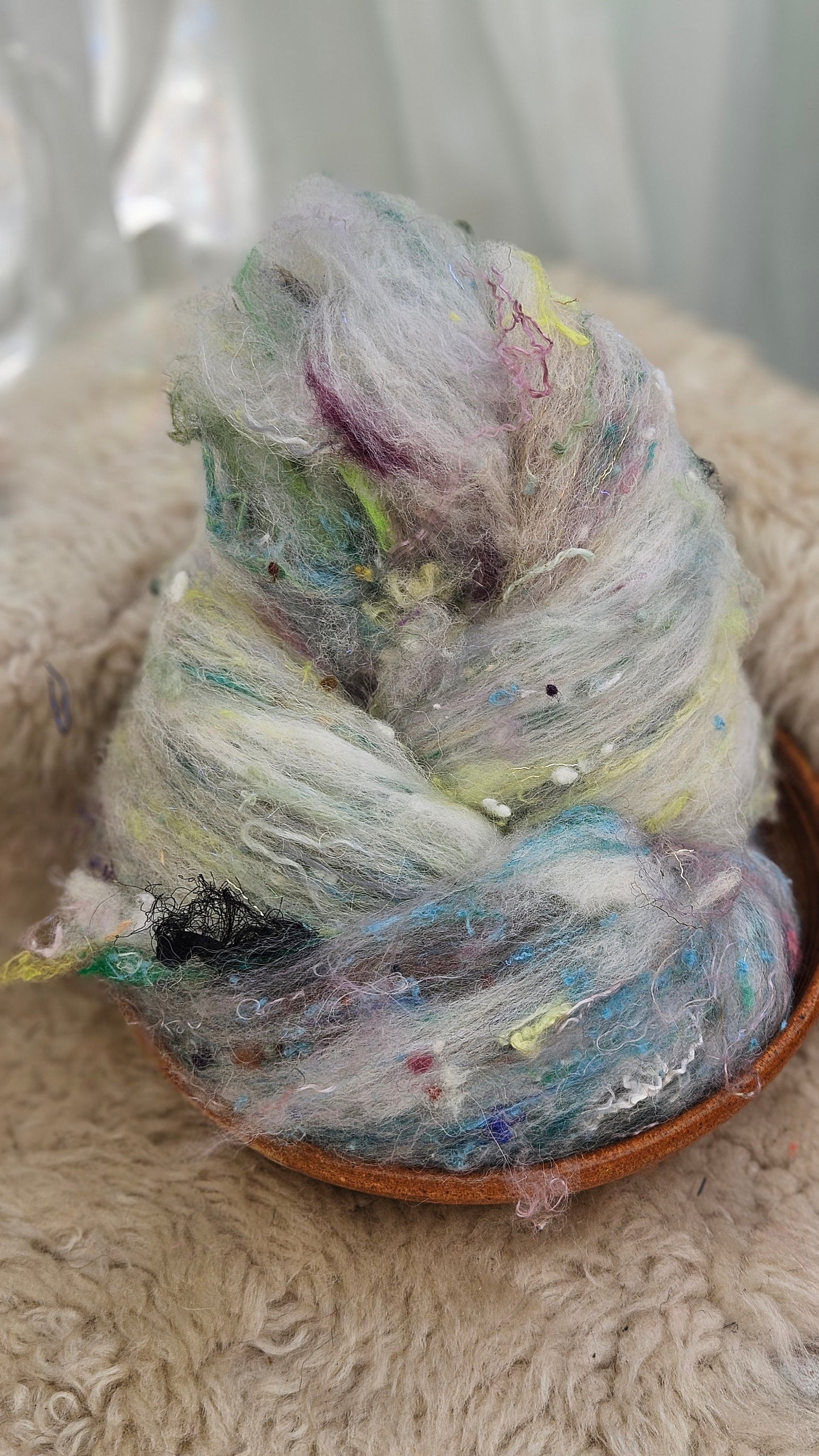 Luxe Layered Textured XL Art Batt - 261 - 3.6 ounces | 102 grams