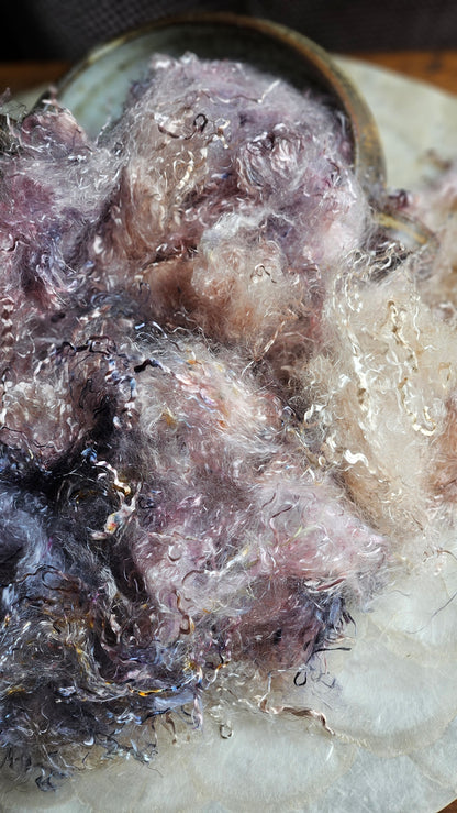 MORGANITE - eucalyptus crimp fiber for spinning, blending & felting - 2 oz | 57 g