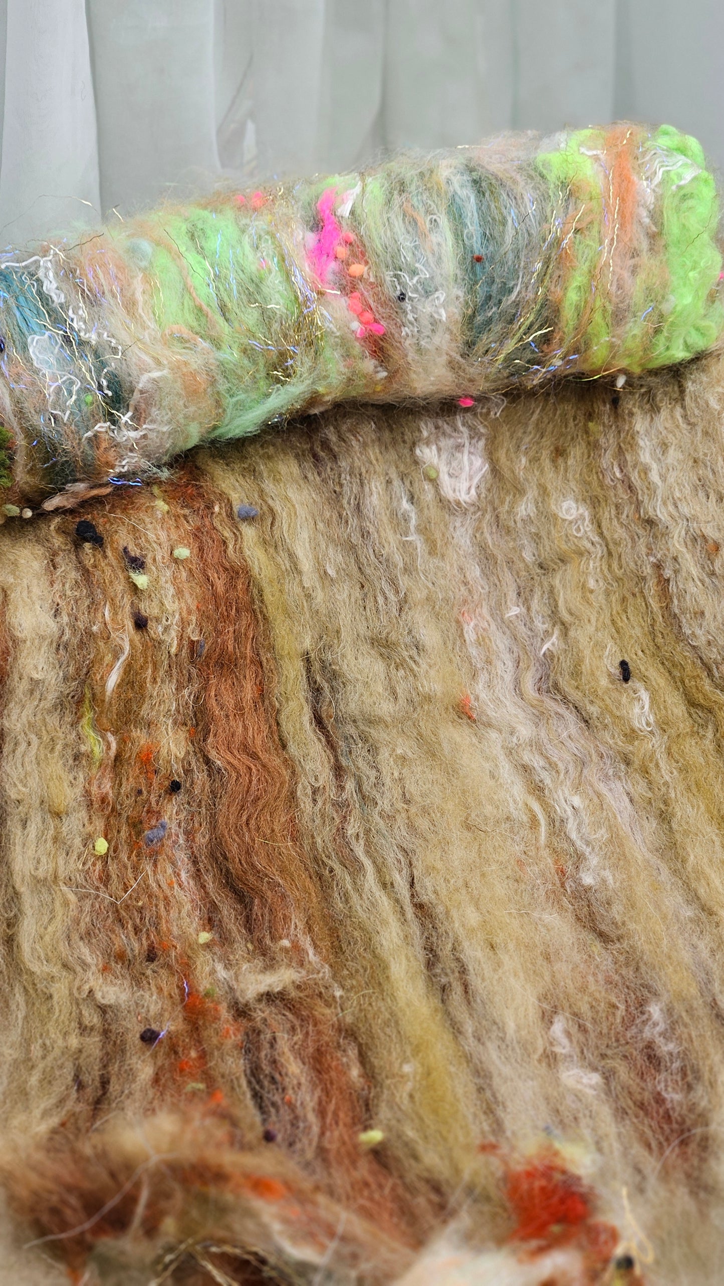 Luxe Layered Textured XL Art Batt - 212 - 4.0 ounces | 114 grams