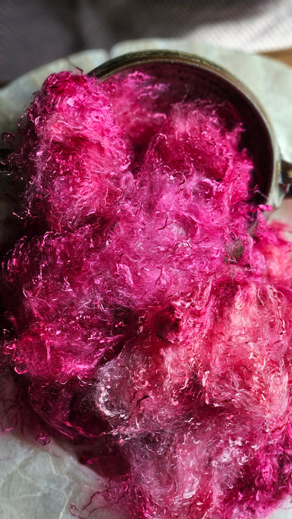 ERYTHRITE - eucalyptus crimp fiber for spinning, blending & felting - 2 oz | 57 g