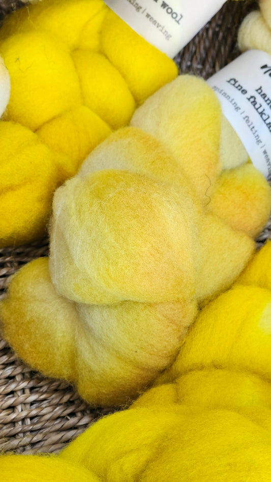 Zion - hand dyed fine wool roving for felting and blending - 2 ounces | 57 grams