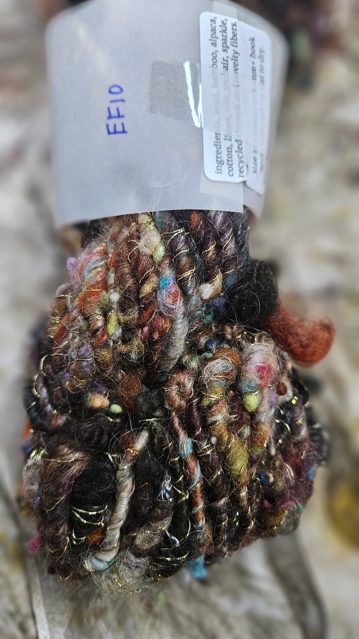 Handspun Bulky Art Yarn - Enchanted Forest Collection 10