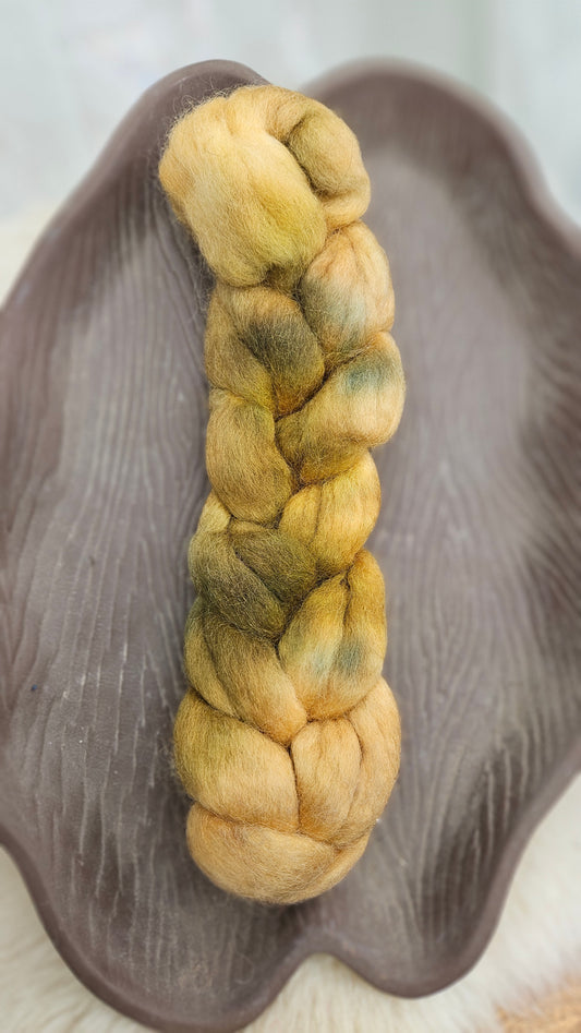 Hand-dyed Luxe Longwool Roving for felting and spinning - 3 oz | OR01