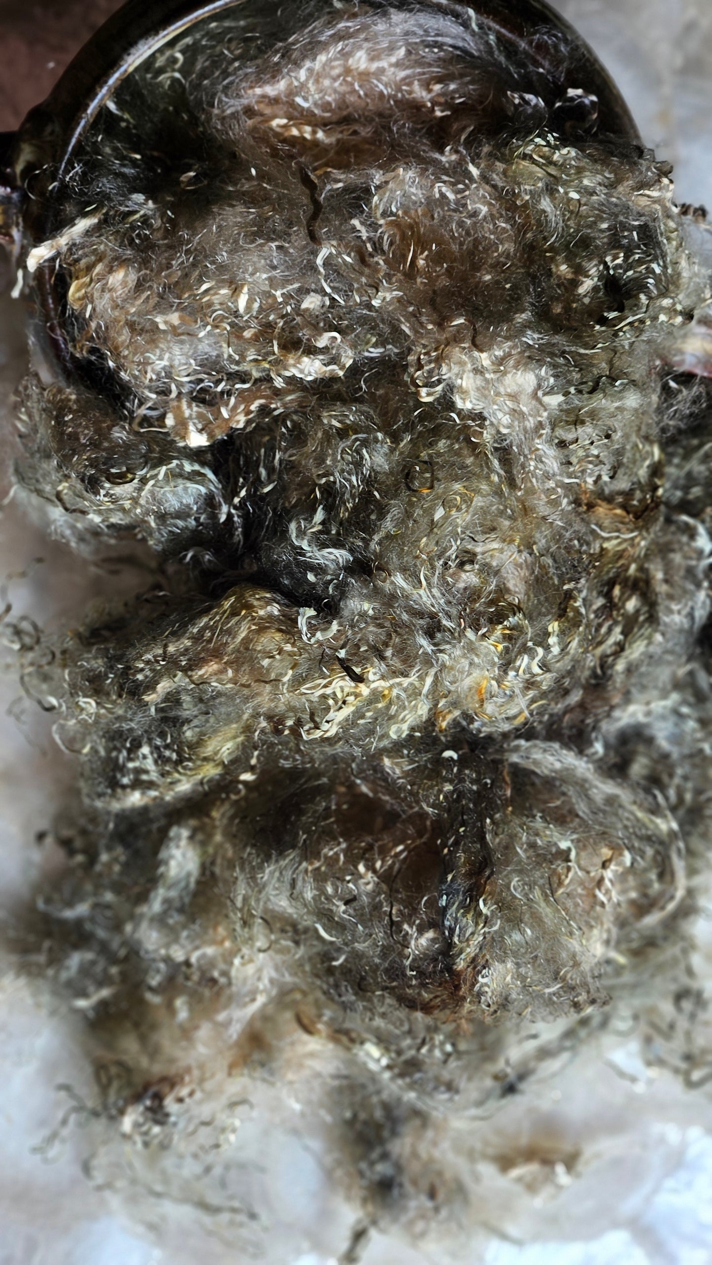 PREHNITE - hand-dyed eucalyptus crimp faux-silk for art yarn embellishing, fiber blending, felting, and papermaking - 2 oz | 57 g