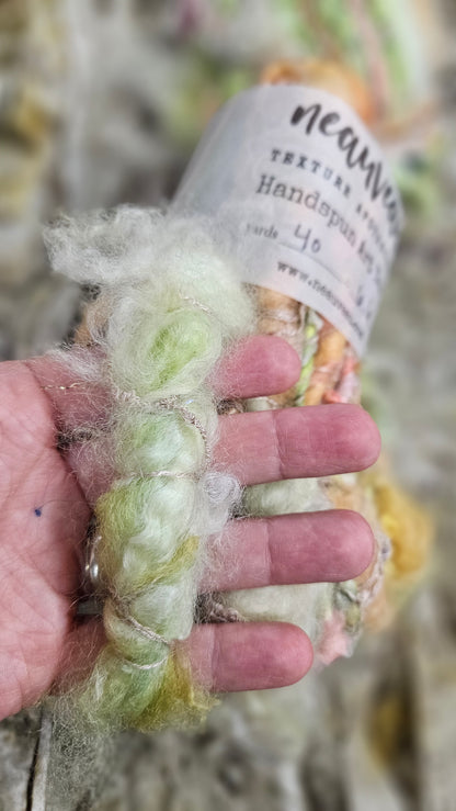 Handspun Bulky Art Yarn - Garden Party 03