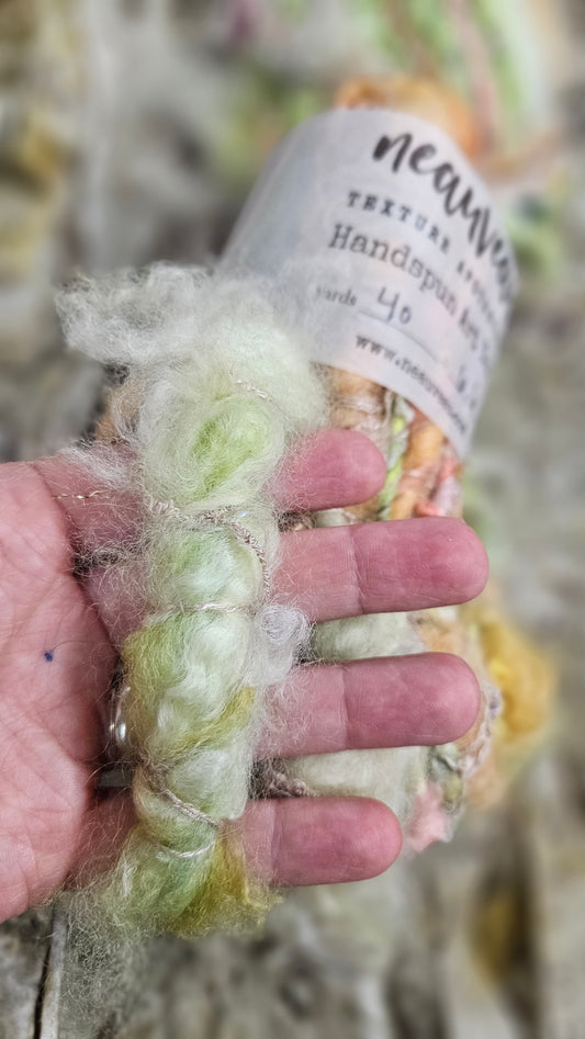 Handspun Bulky Art Yarn - Garden Party 03