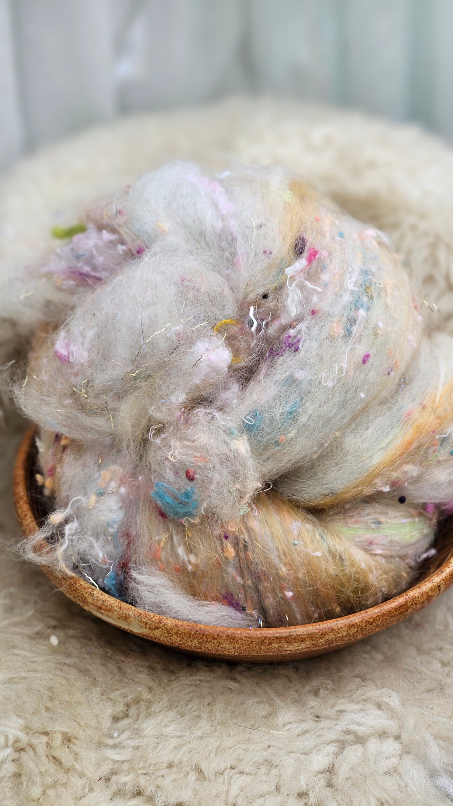 Luxe Layered Textured XL Art Batt - 225 - 3.2 ounces | 91 grams