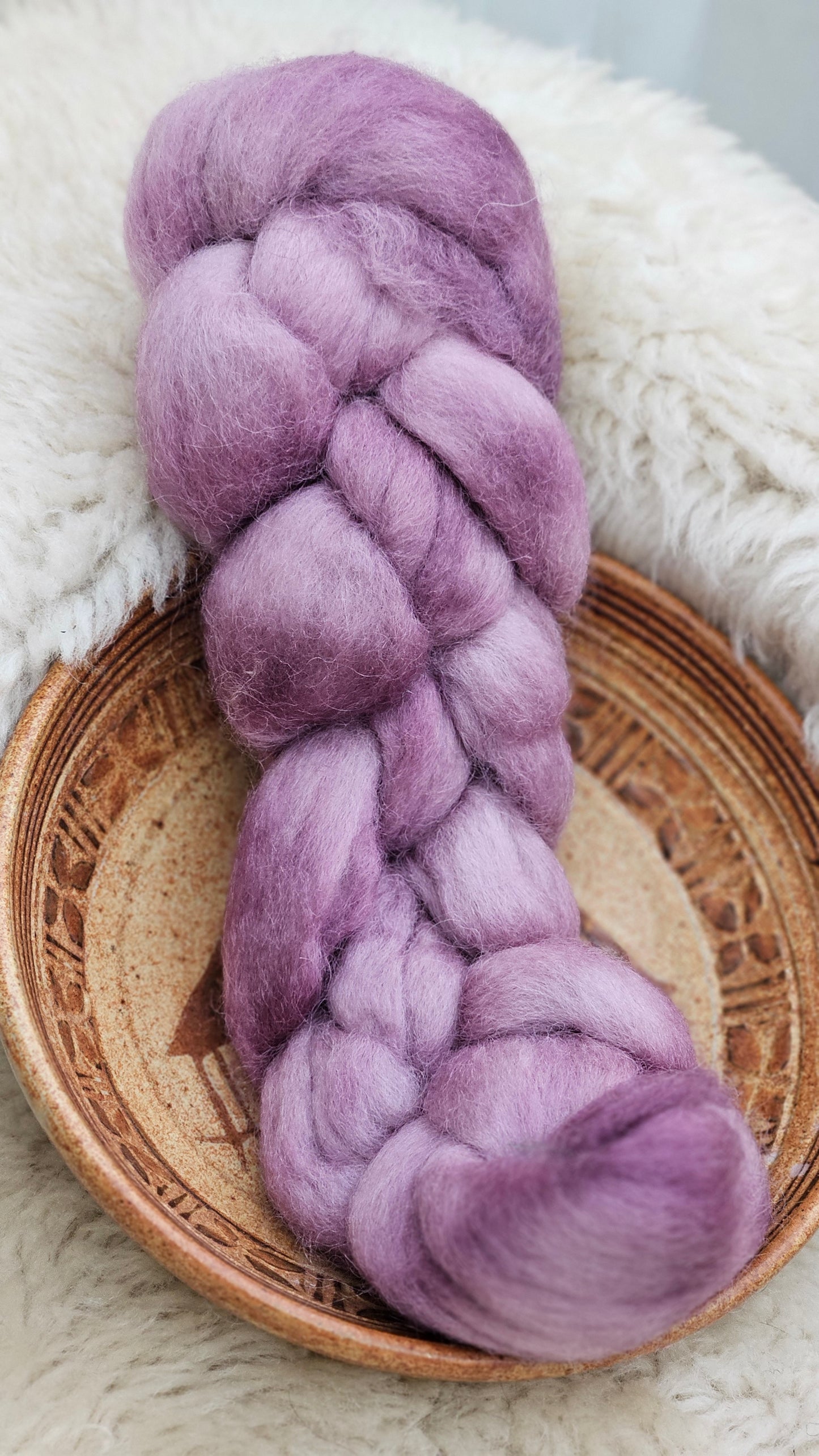 Hand-dyed Luxe Longwool Roving for felting and spinning - 2.7 oz | PP03