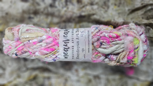 Handspun Bulky Art Yarn - Fairy Godmother 03