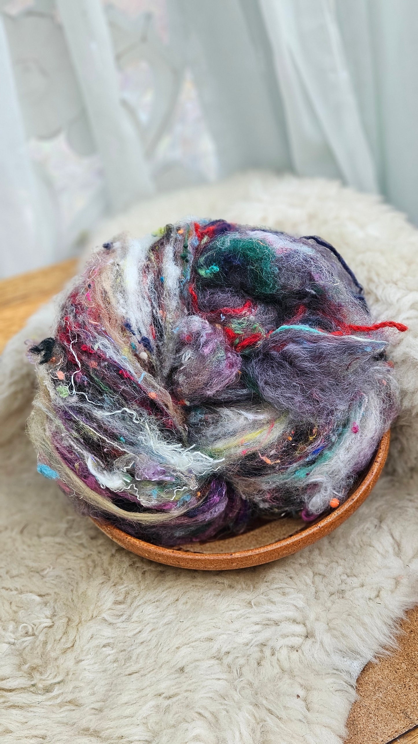 Luxe Layered Textured XL Art Batt - 248 - 3.5 ounces | 99 grams