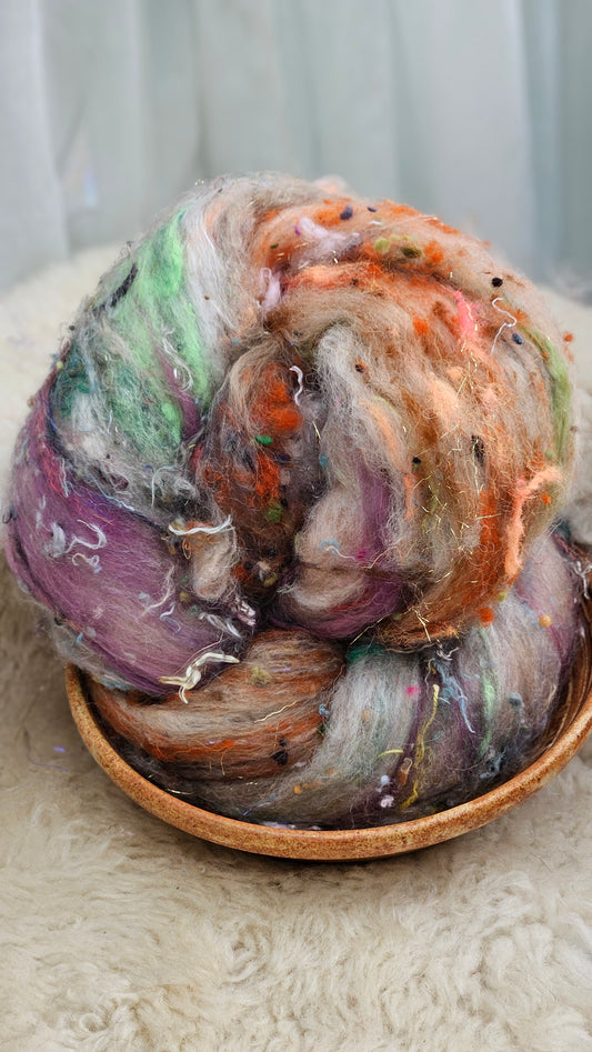 Luxe Layered Textured XL Art Batt - 218 - 3.5 ounces | 99 grams