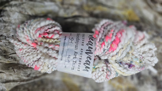 Handspun Bulky Art Yarn - Fairy Godmother 06