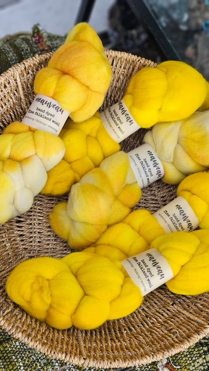 Zion - fine wool roving for spinning & felting - 2 ounces | 57 grams