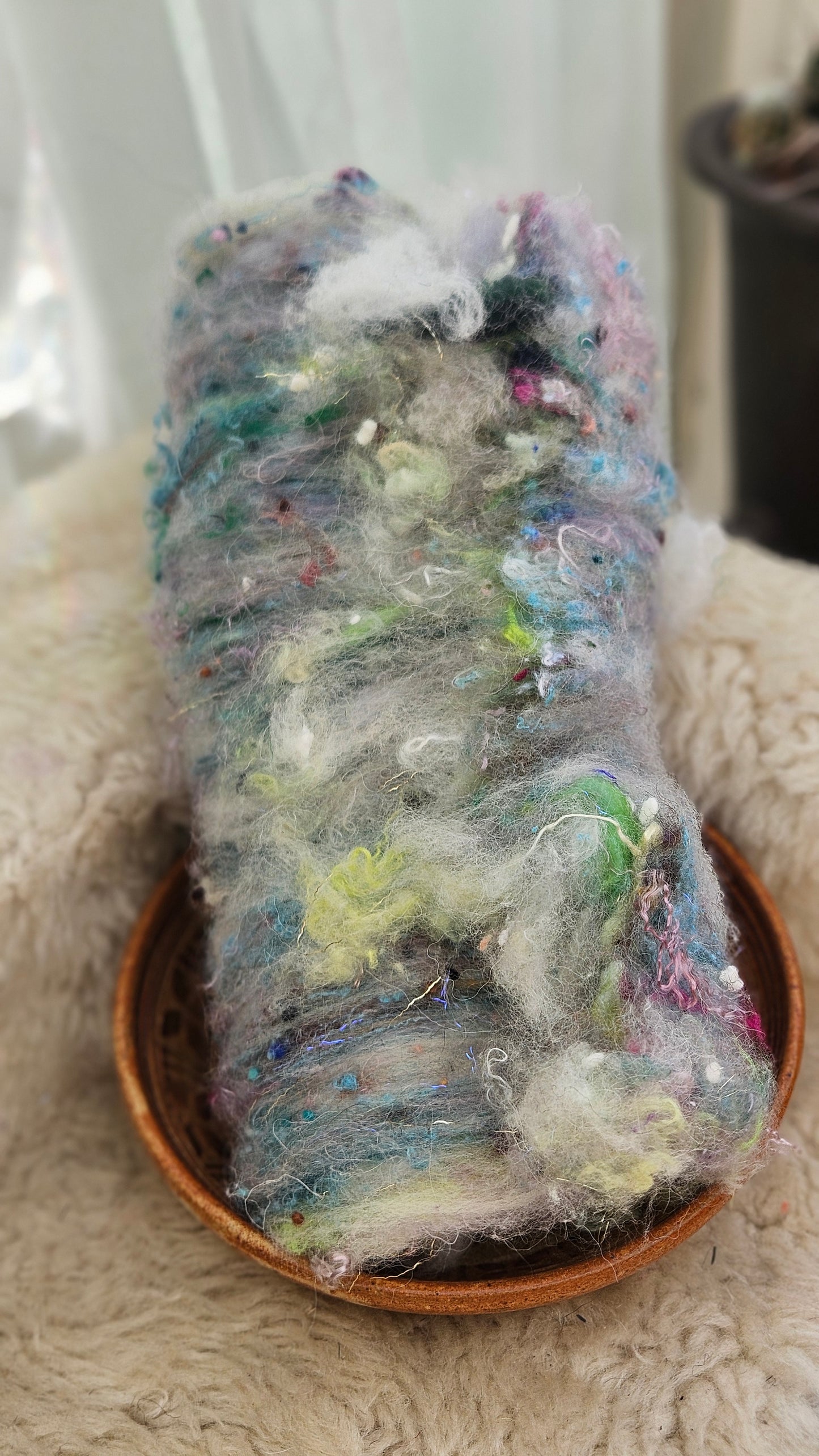 Luxe Layered Textured XL Art Batt - 261 - 3.6 ounces | 102 grams